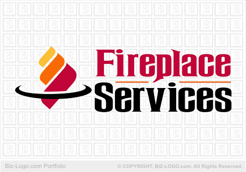 Fireplace Logo Design