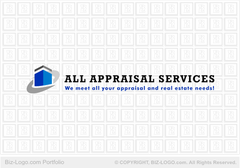 Real Estate Appraiser on Logo Design  Appraisal Real Estate Logo