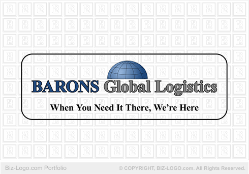 Logo Design on Global Logistics Logo Gif