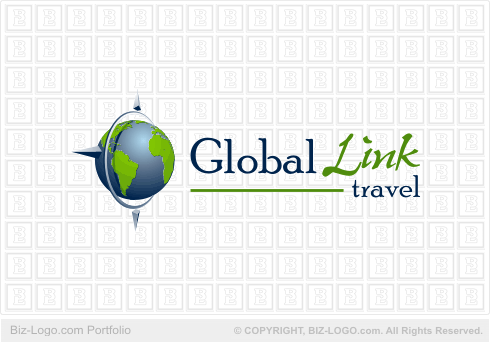 Free Logo Design Software on Logo Design  Global Travel Logo