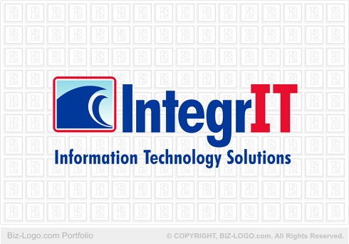 Logo Design Educational Institutes on Information Technology Logo