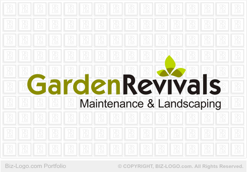 Logo Design Australia on Landscaping Maintenance Logo Gif