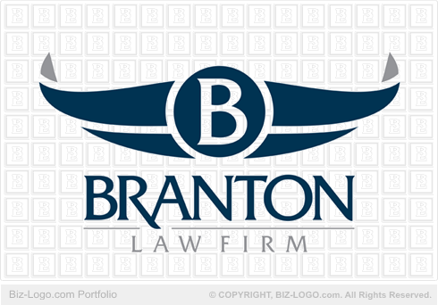 Logo Design on Logo Design Letter B Wings Logo