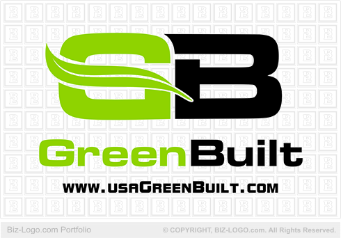 Logo Design on Letter G Leaf Logo Gif