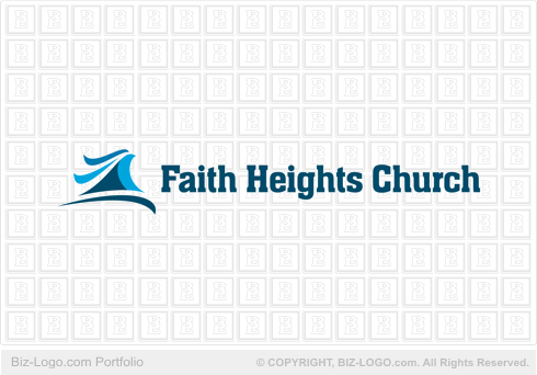 Logo Design Mountain on Logo Design Mountain Swoosh Church Logo