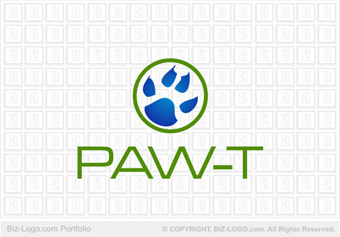 Logo Design Dimensions on Logo Design Paw Logo