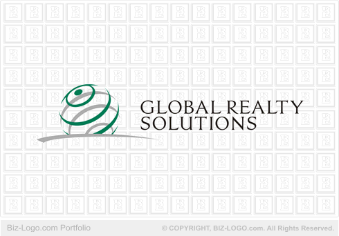 Logo Design Globe on Logo Design Realty Globe Logo