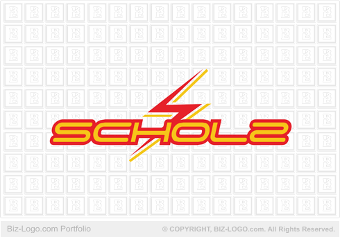 Logo Design Portfolio on Logo Design  Sports Lightning Bolt Logo
