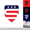 USA Shield Letter S Logo