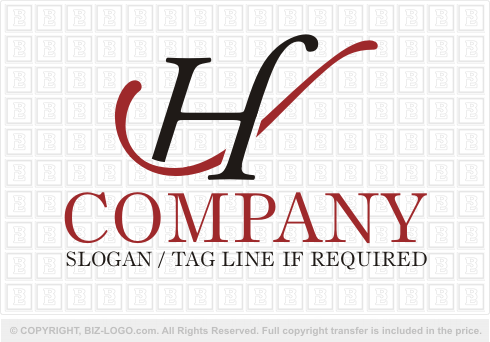 Logo 1001: Elegant Letter H Logo