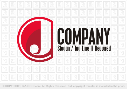 Logo 1207: Red Letter J Logo