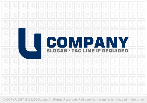 Logo 1704: Professional Services Letter U Logo