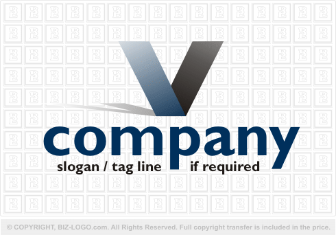 Logo Design Letter on Pre Designed Logo 2085  3d V Logo
