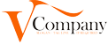 Orange Letter V Logo