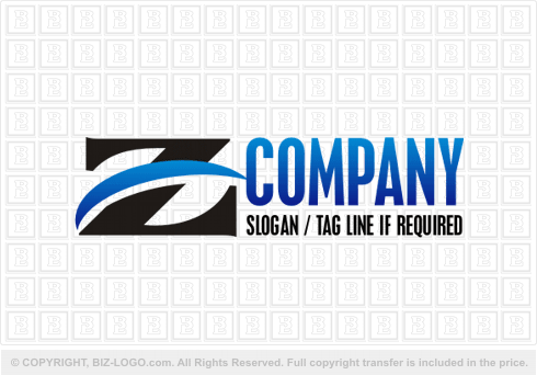 Logo 2277: Blue and Black Z Logo