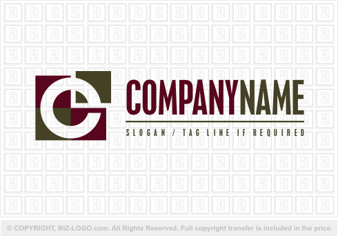 Logo 651: Letter C Puzzle Logo