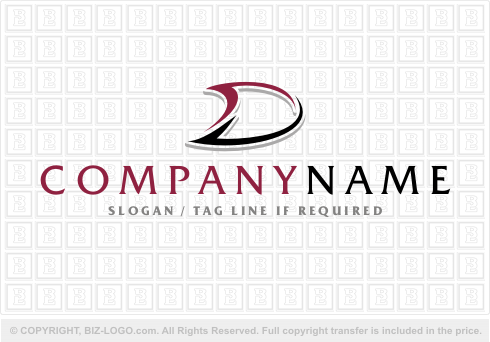 Logo Design Letter on Pre Designed Logo 673  Elegant Letter D Logo