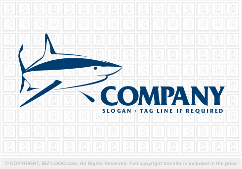 Logo 1858: Shark Logo