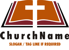Open Bible and Cross Logo<br>Watermark will be removed in final logo.