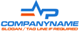 EKG and Letter P Logo