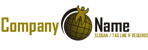 Man and Globe Logo