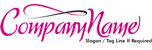Pink Name Logo<br>Watermark will be removed in final logo.