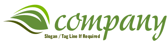 Leaf and Swooshes Logo