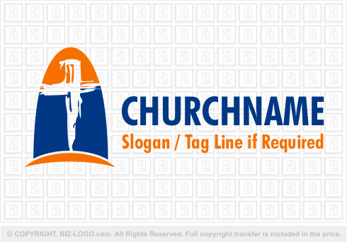 Logo 1017: Rough Cross Logo
