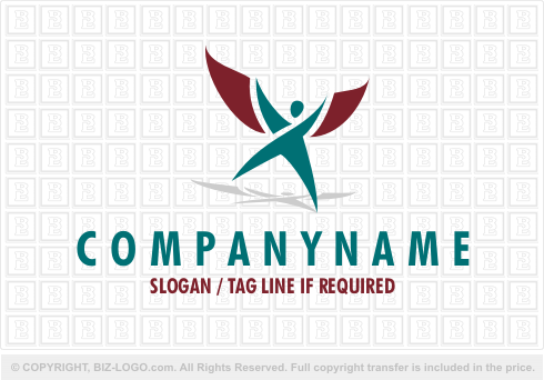 Logo 1331: Winged Man Logo