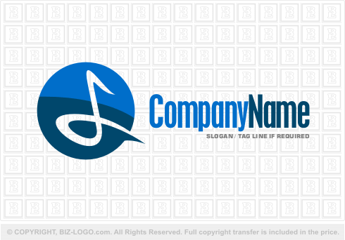 Logo 433: Music Note Logo