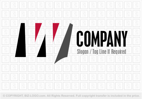 Logo 2099: Bold Letter W Logo