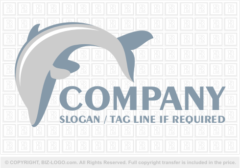 Logo 1902: Jumping Dolphin Logo