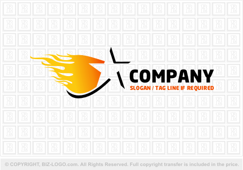 Logo 2051: Flaming Star Logo