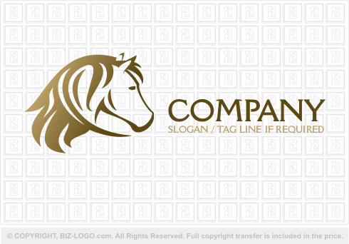 Logo 1793: Horse Mane Logo