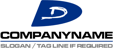 Scribbled Letter D Logo