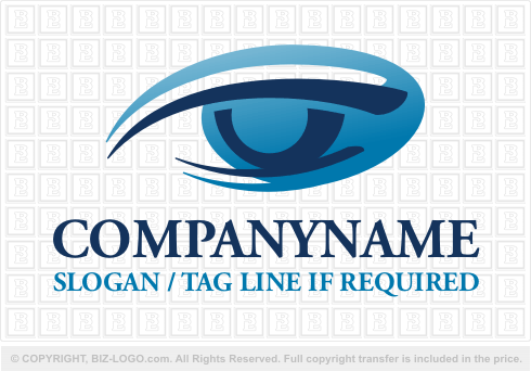 Logo 1107: Blue Eye Logo