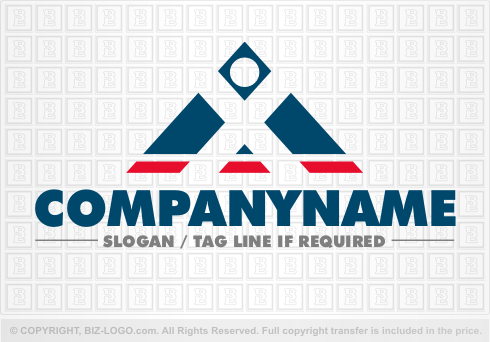 Logo 1156: Pyramid Man Logo