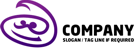 Purple Smiling Face Logo<br>Watermark will be removed in final logo.