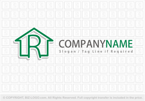 Logo 959: R Real Estate Logo