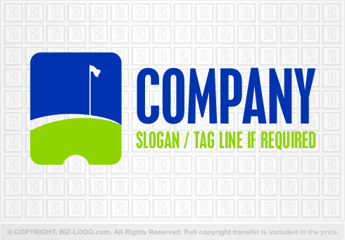 Logo 1732: Golfing Green Logo