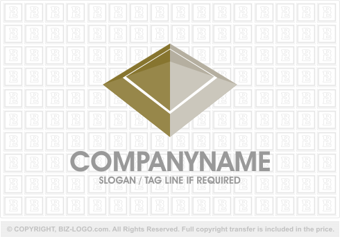 Logo 418: Simple Pyramid Logo