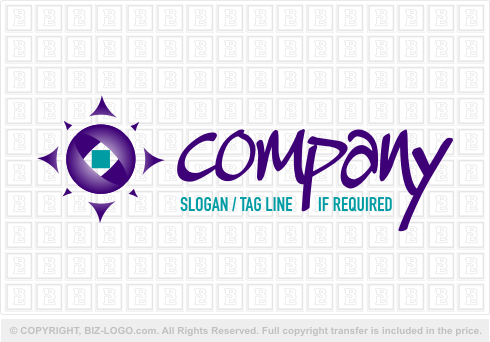 Logo 379: Purple Compass Logo