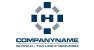 Letter H Sun Logo