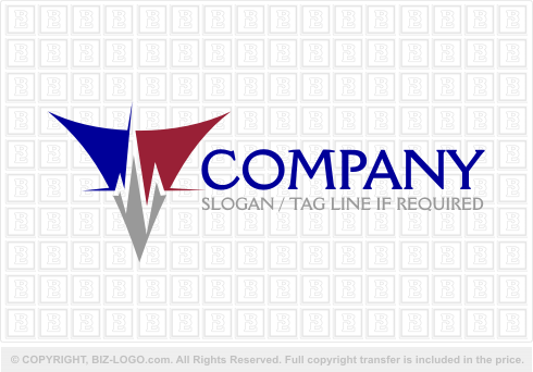 Logo 1392: EKG Triangle Logo