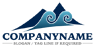 Mountain and Waves Logo