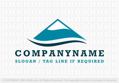 Logo 1428: Mountain River Logo