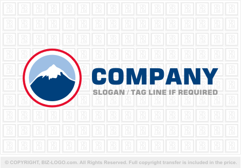 Logo 1429: Simple Mountain Logo