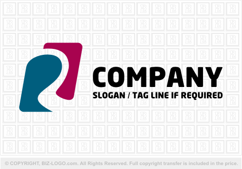Logo 1477: Simple Letter R Logo