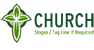Cross Logo with Leaves<br>Watermark will be removed in final logo.