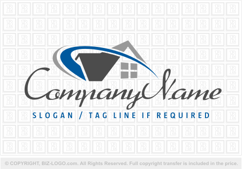 Logo 2405: Elegant Roof Logo